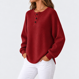 Hélène - Pullover aus weichem Waffelstrick