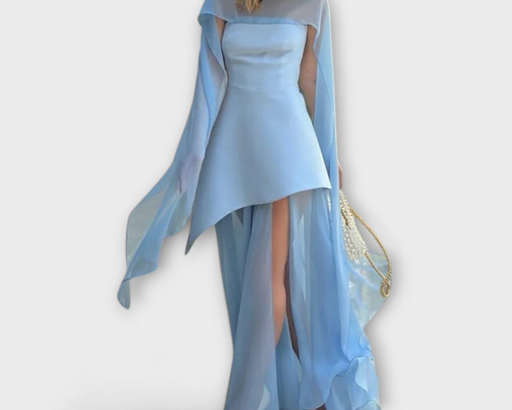 Goldie - Maxikleid aus Chiffon