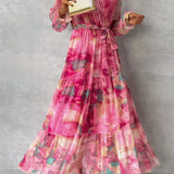 Luísa - Blumenkleid zum Wickeln