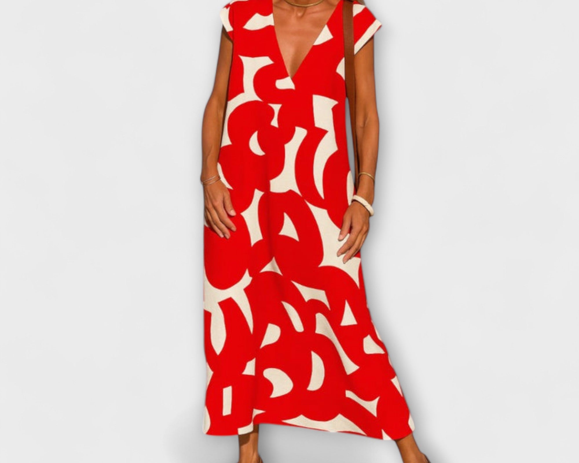 Linae – Leichtes Kleid mit V-Ausschnitt