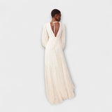 Elsa - Creme Maxi-Kleid von Allegory