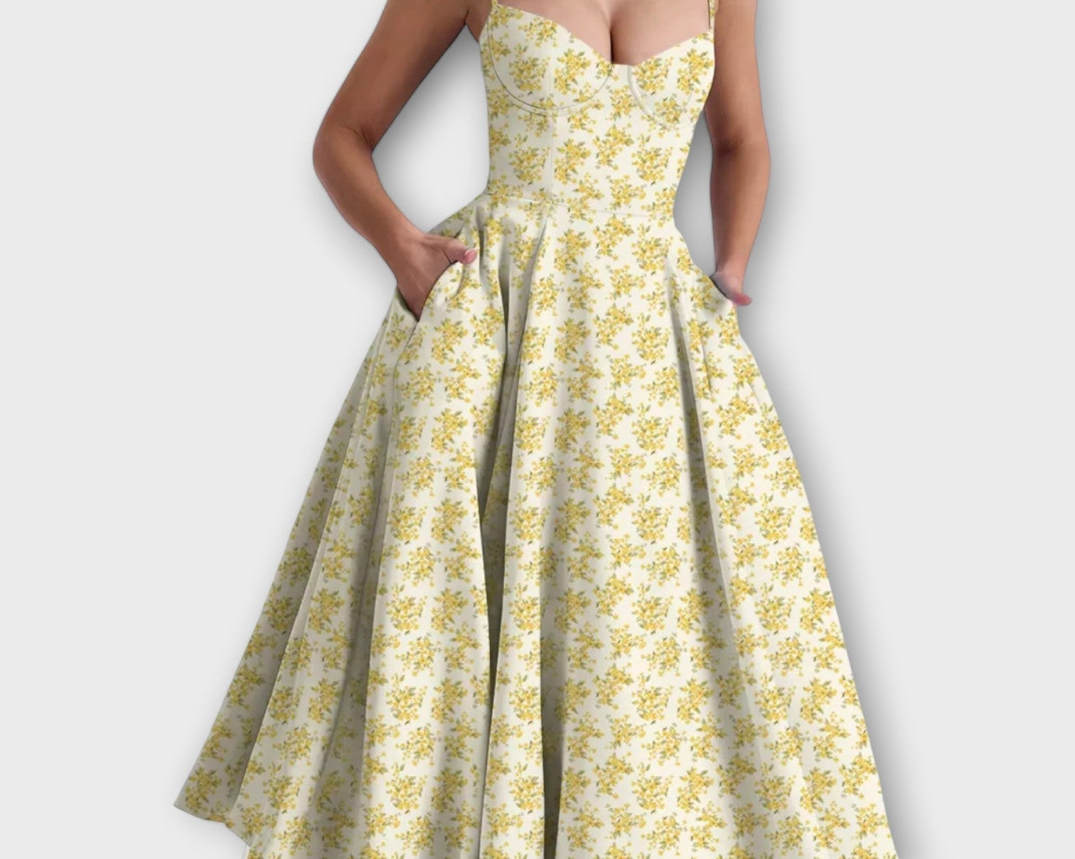 Mélie – Leichtes Sommerkleid mit Korsett-Detail