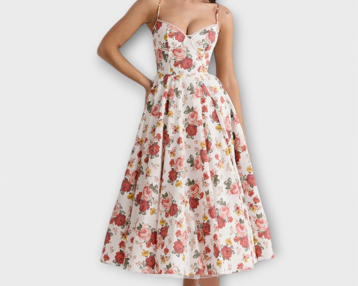 Mélie – Leichtes Sommerkleid mit Korsett-Detail