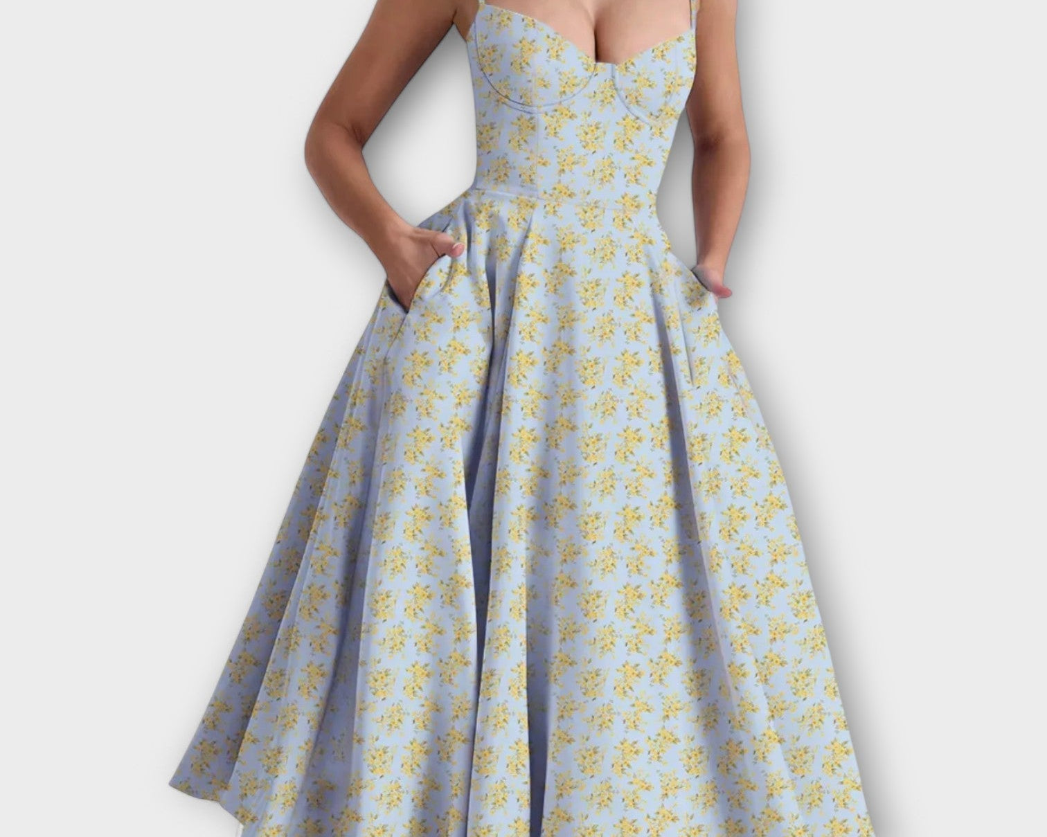 Mélie – Leichtes Sommerkleid mit Korsett-Detail