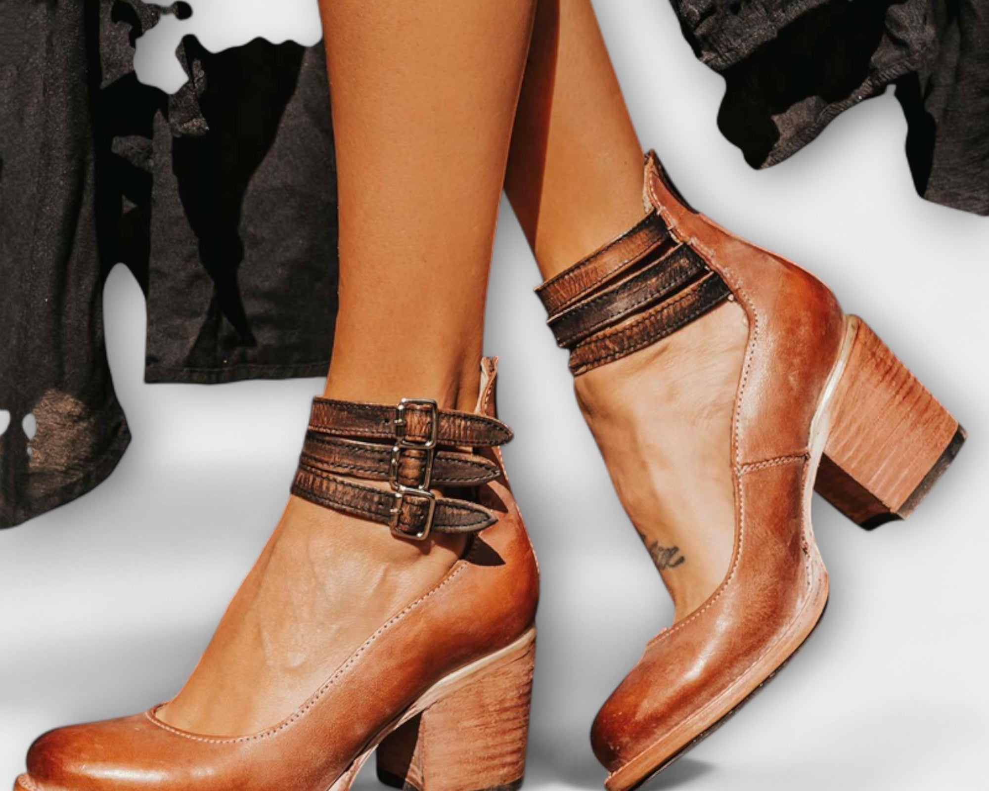 Marisa - Damenschuhe mit dreifachem Riemen