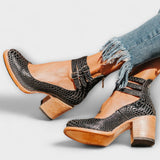 Marisa - Damenschuhe mit dreifachem Riemen