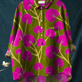 Mirjam | Lässiges Damen-T-Shirt mit Vintage-Blumenprint