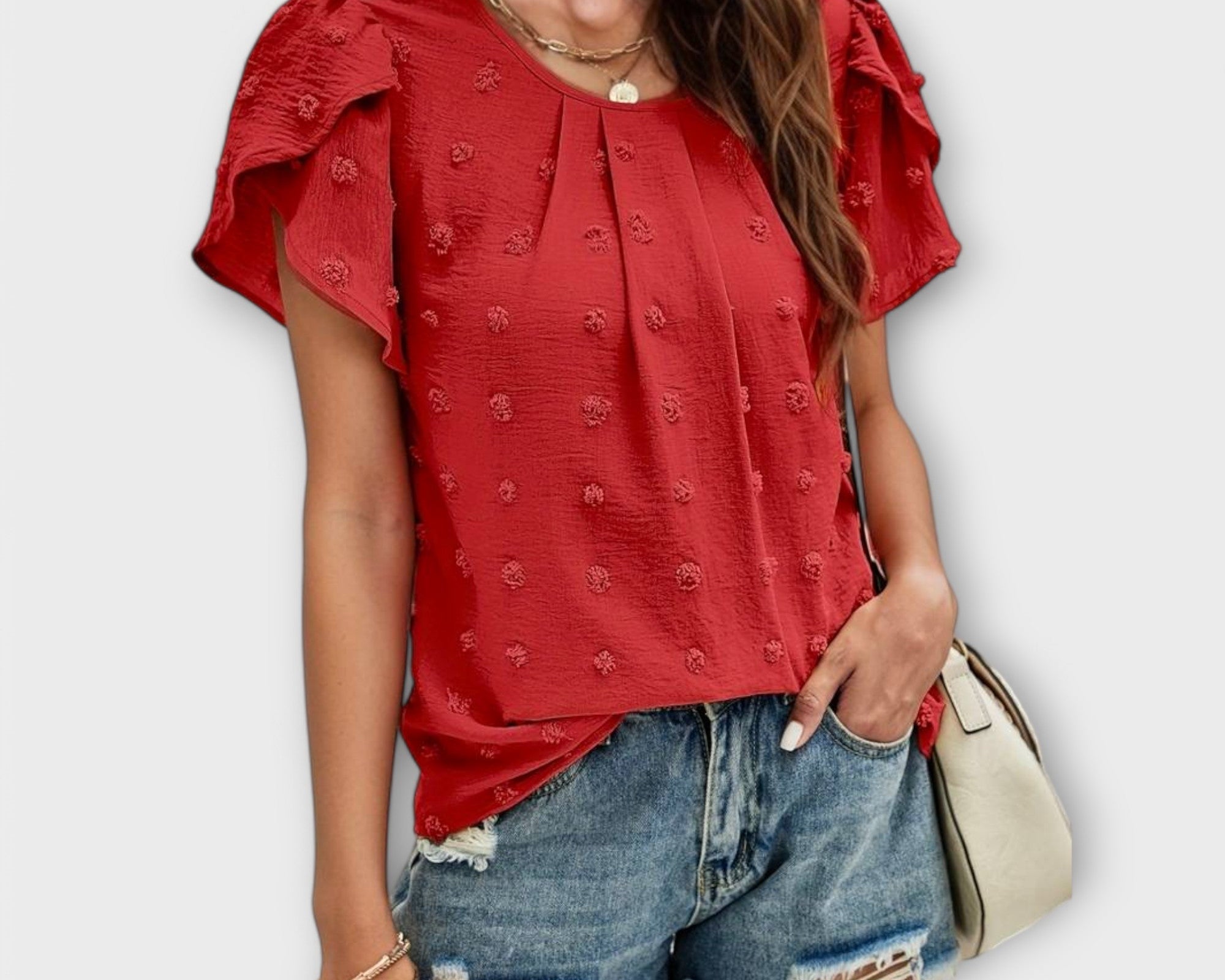 Charlotte - Die perfekte Polka-Dot-Bluse