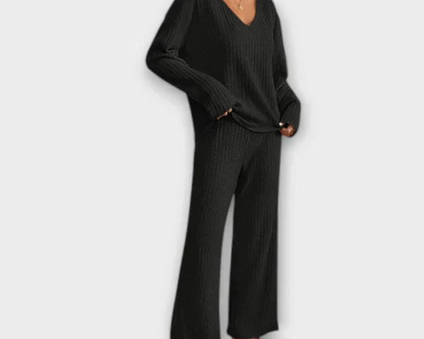 Geripptes Loungset