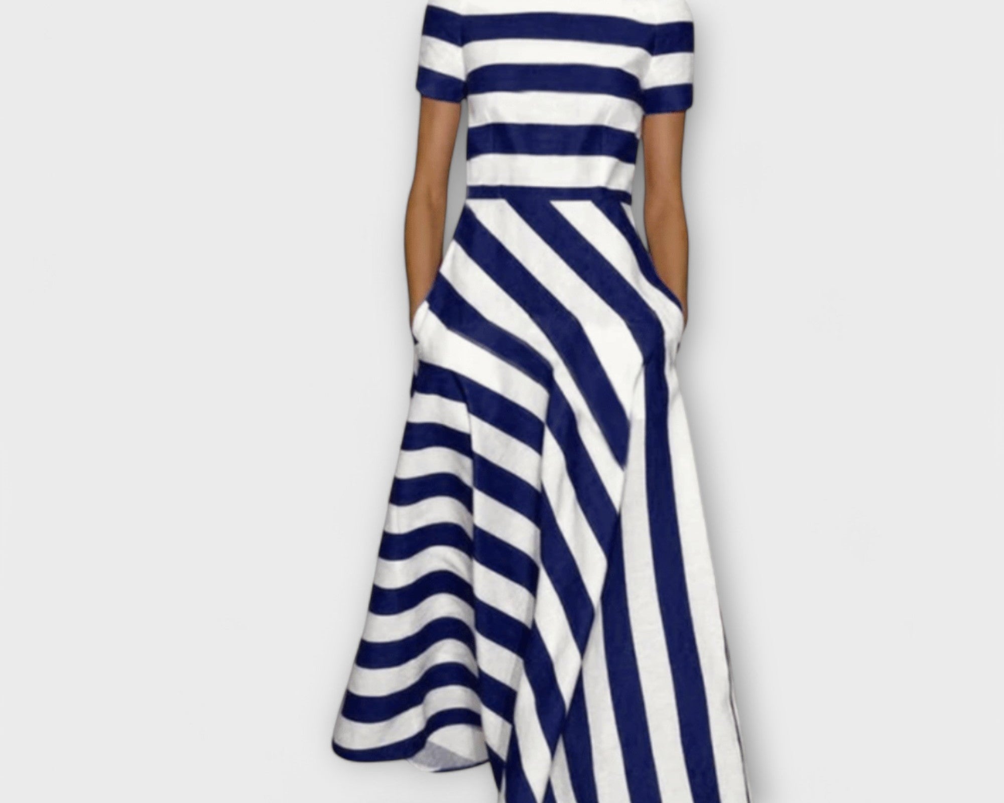 Janell - gestreiftes Maxikleid