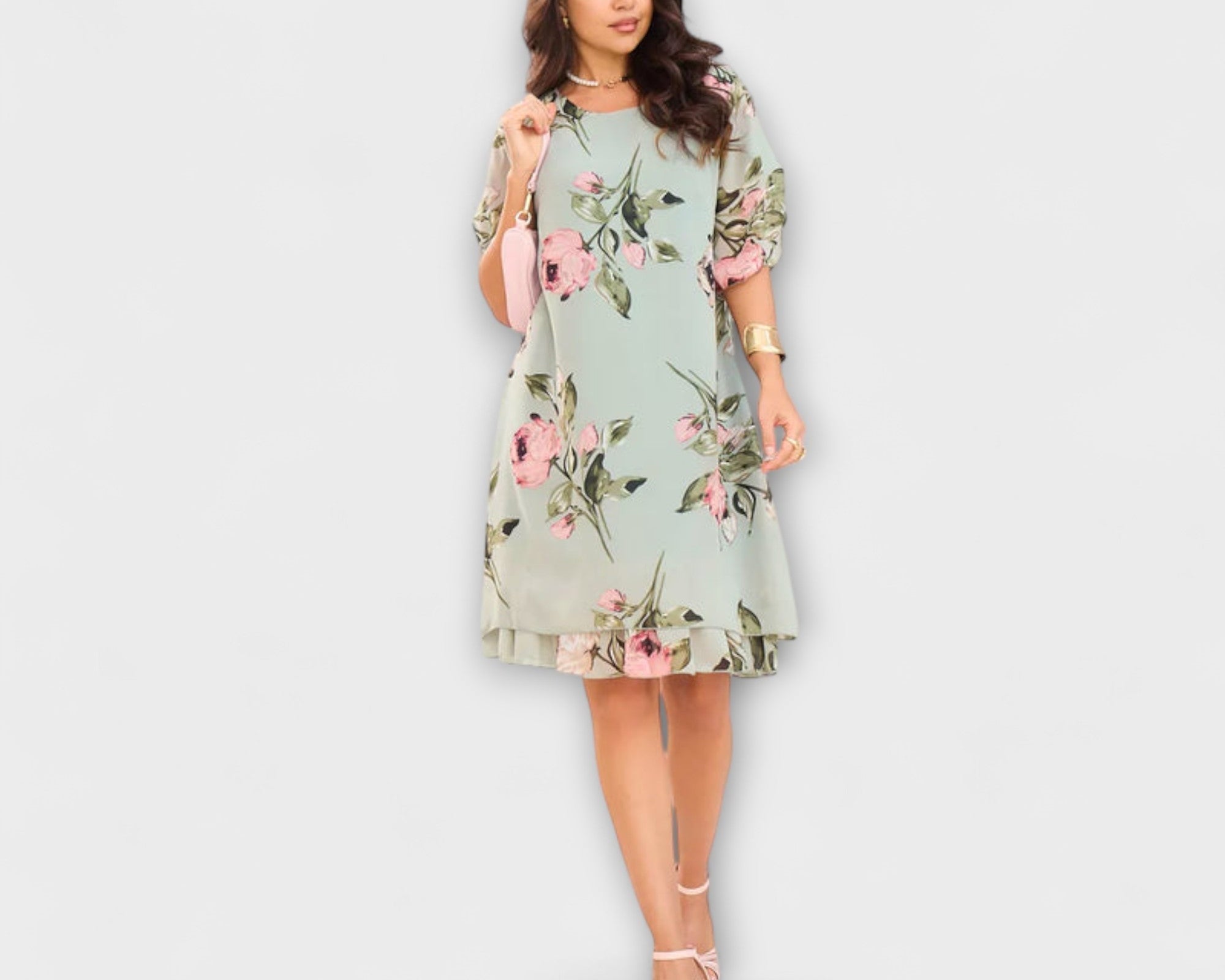 Melin - Elegantes Chiffonkleid