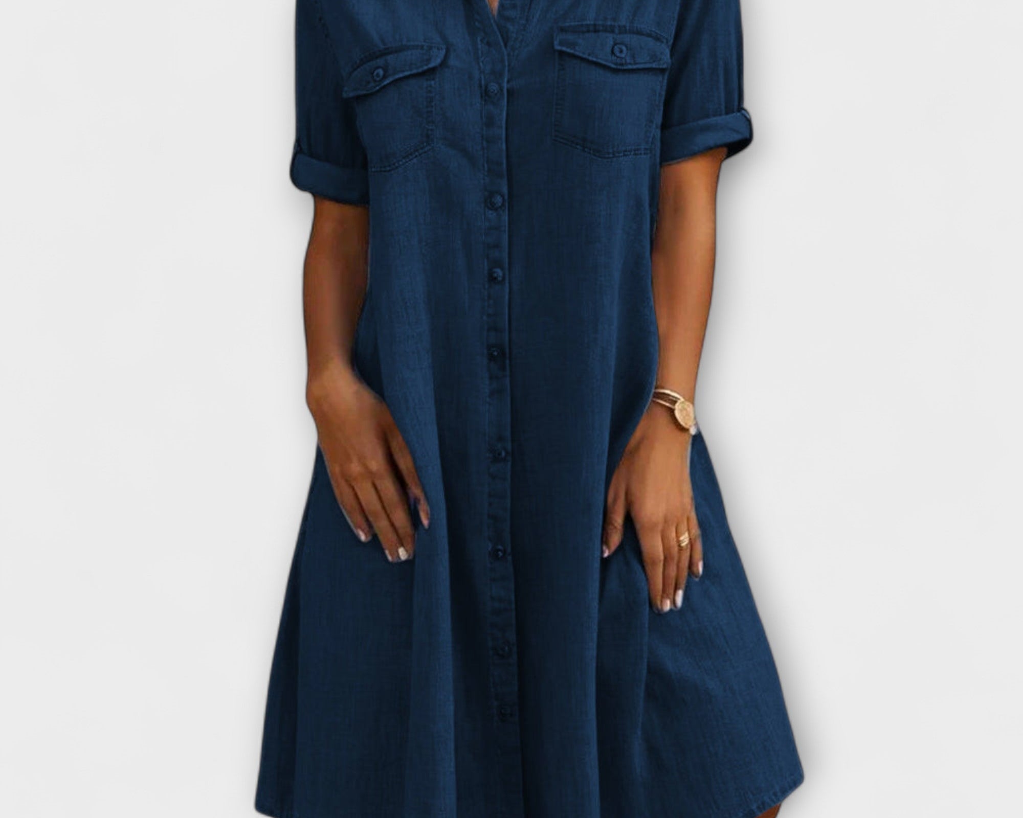 Casual A-Linien Kleid