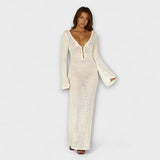 Anne - Weisses Luna Strandkleid