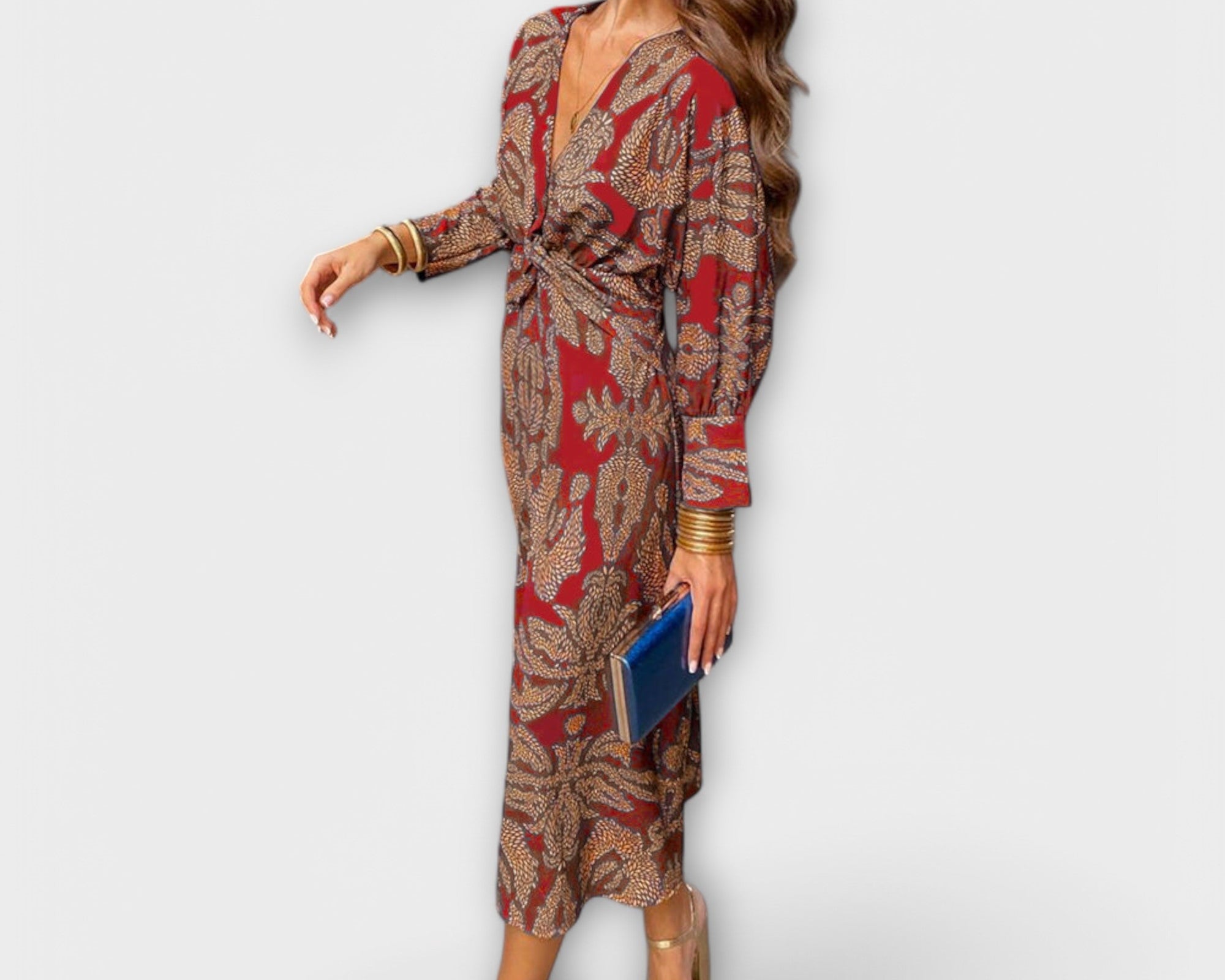 Oriana - Elegantes Kleid mit langen Ärmeln