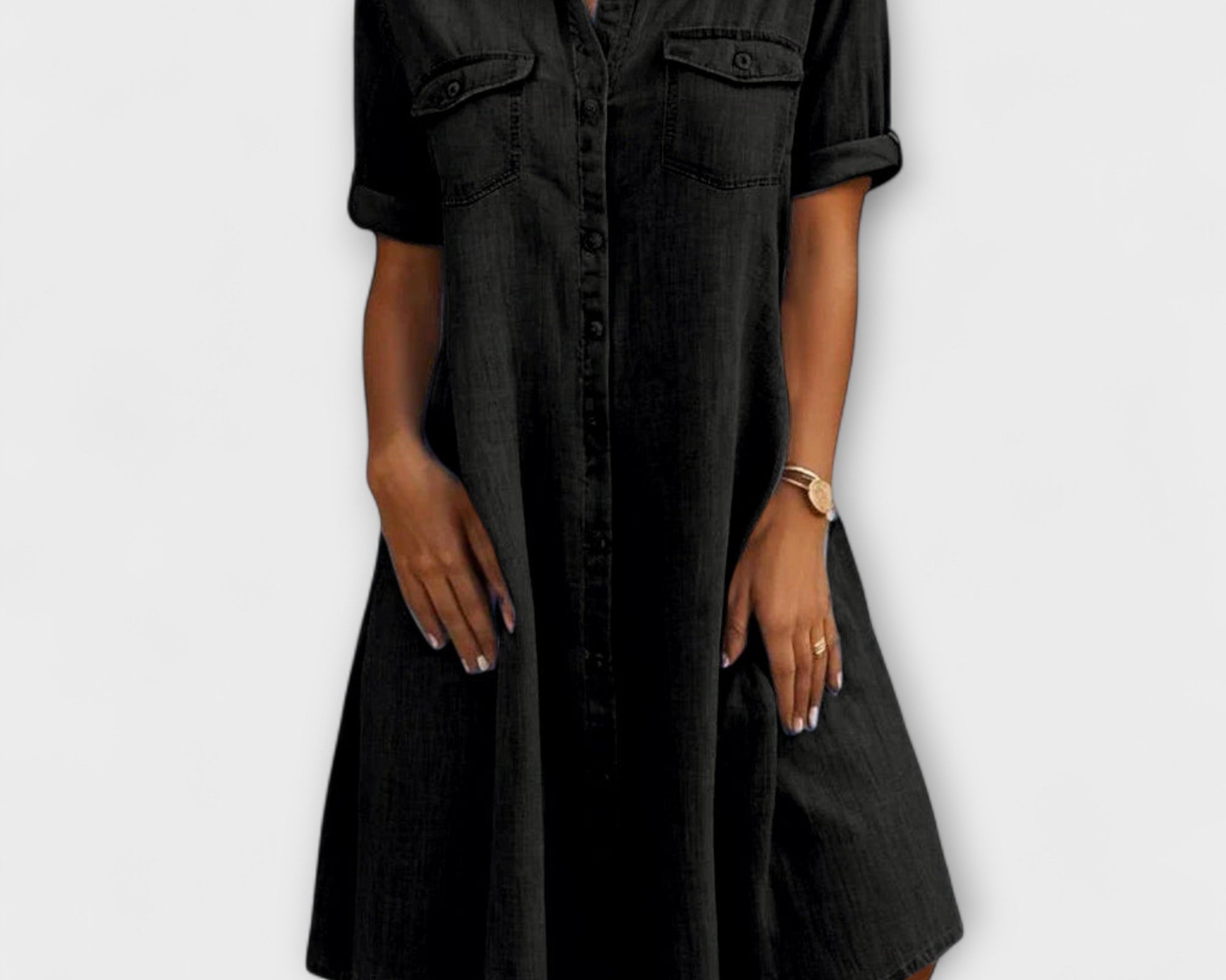 Casual A-Linien Kleid