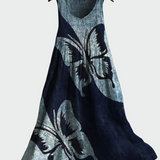 Kleid mit Schmetterlingsdruck
