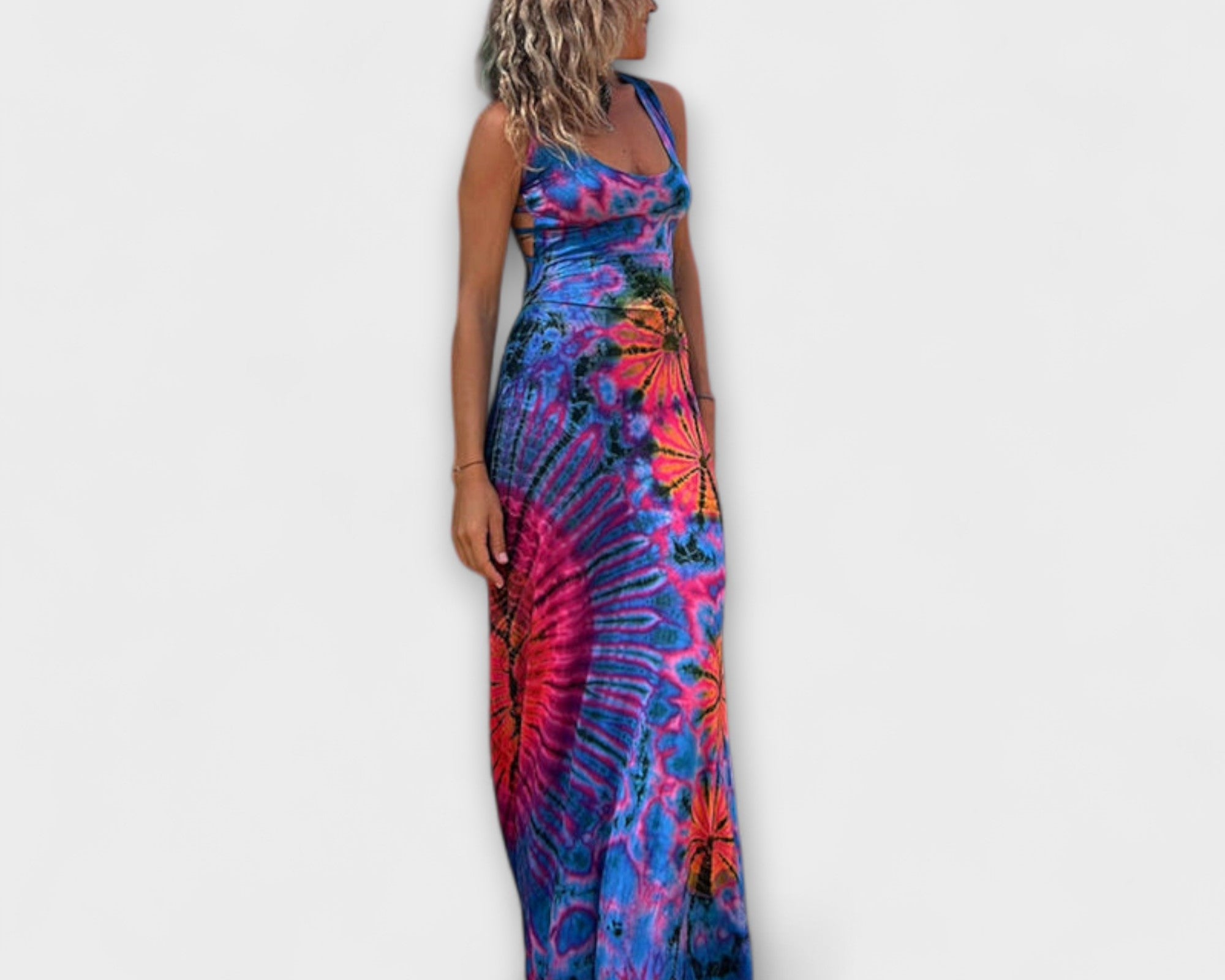 Ronja - La Bamba Tie-Dye Print Maxikleid