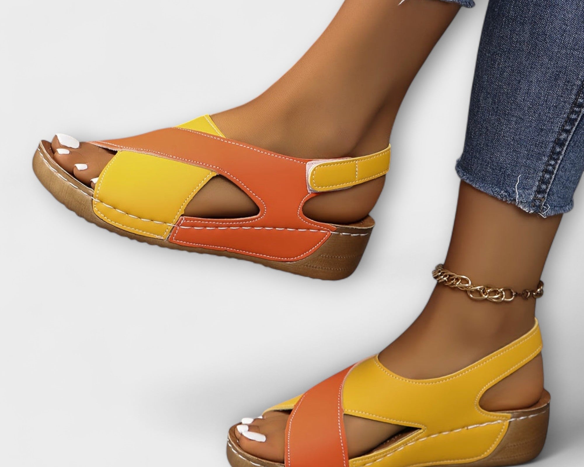 Aby - Orthopädische Atmungsaktive Wandersandalen für Damen