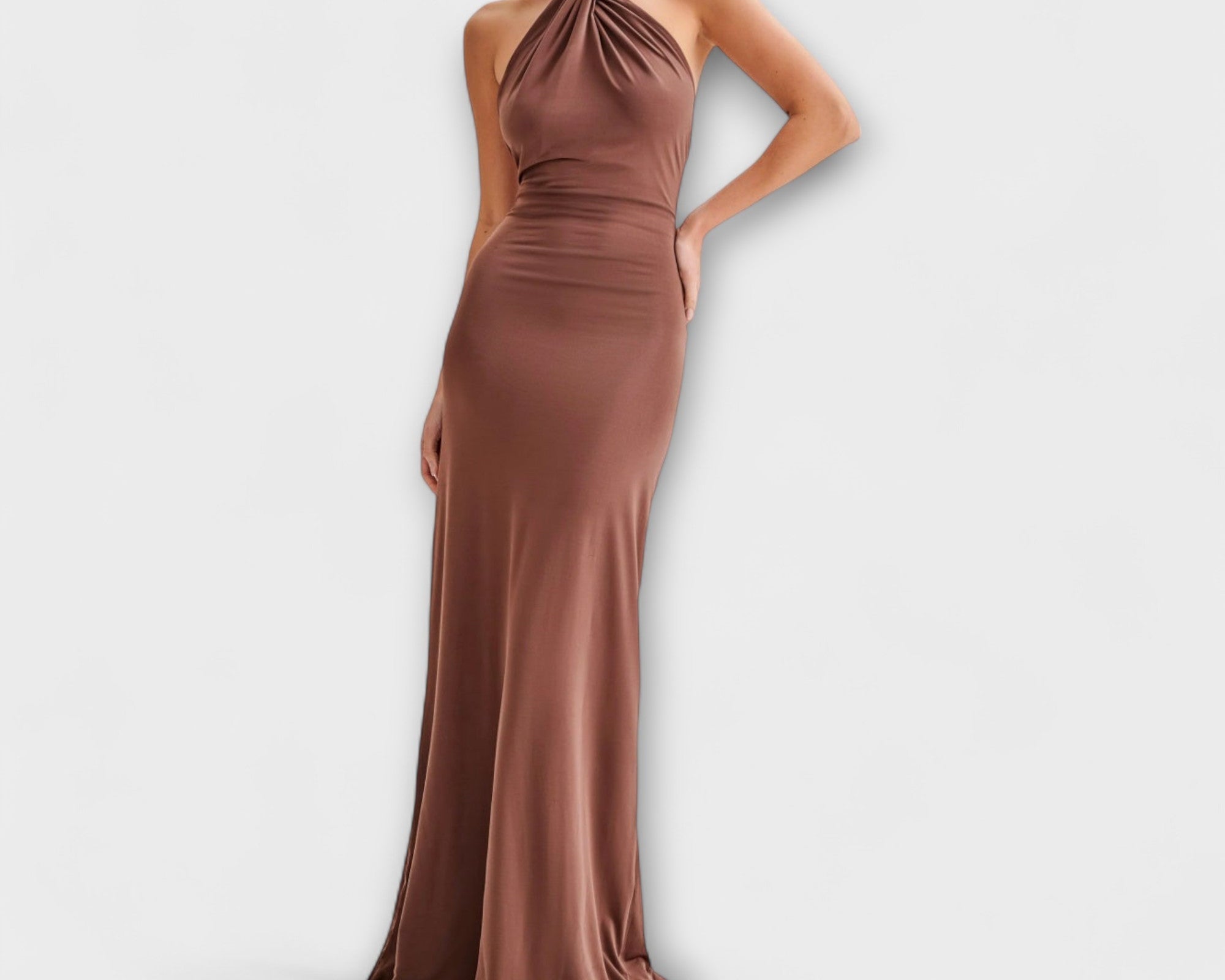 Lagune - Slinky Halter Maxi Kleid