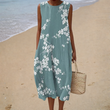 Bequemes Sommerkleid Ärmellos