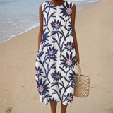 Bequemes Sommerkleid Ärmellos