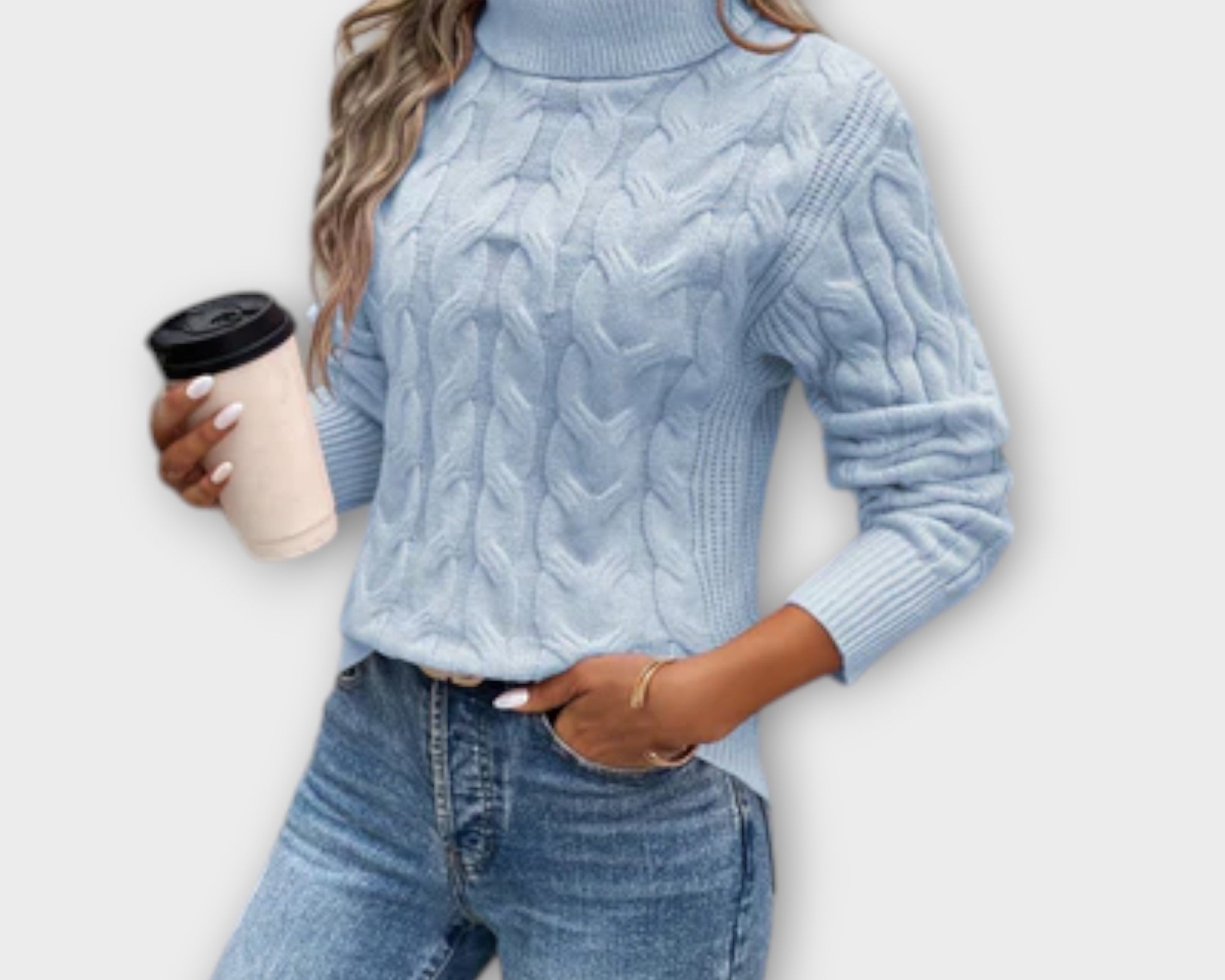 Amelia – Eleganter Rollkragenpullover