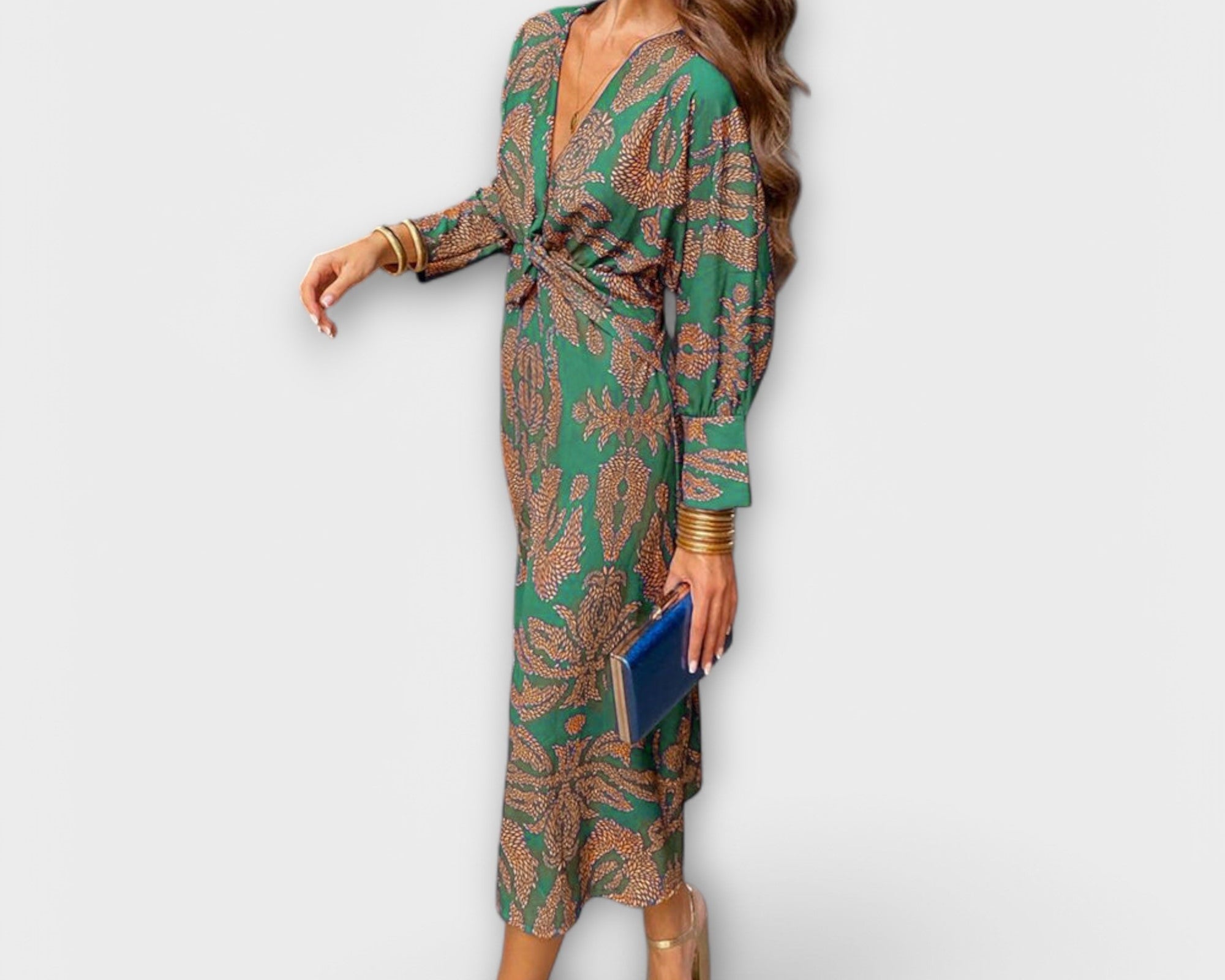 Oriana - Elegantes Kleid mit langen Ärmeln