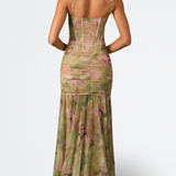 Isamara - Langes Kleid mit Korsett