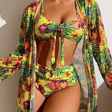 Glenda - Bikini mit Blumenrock