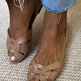 Svenja | Natürliche Flechtsandalen