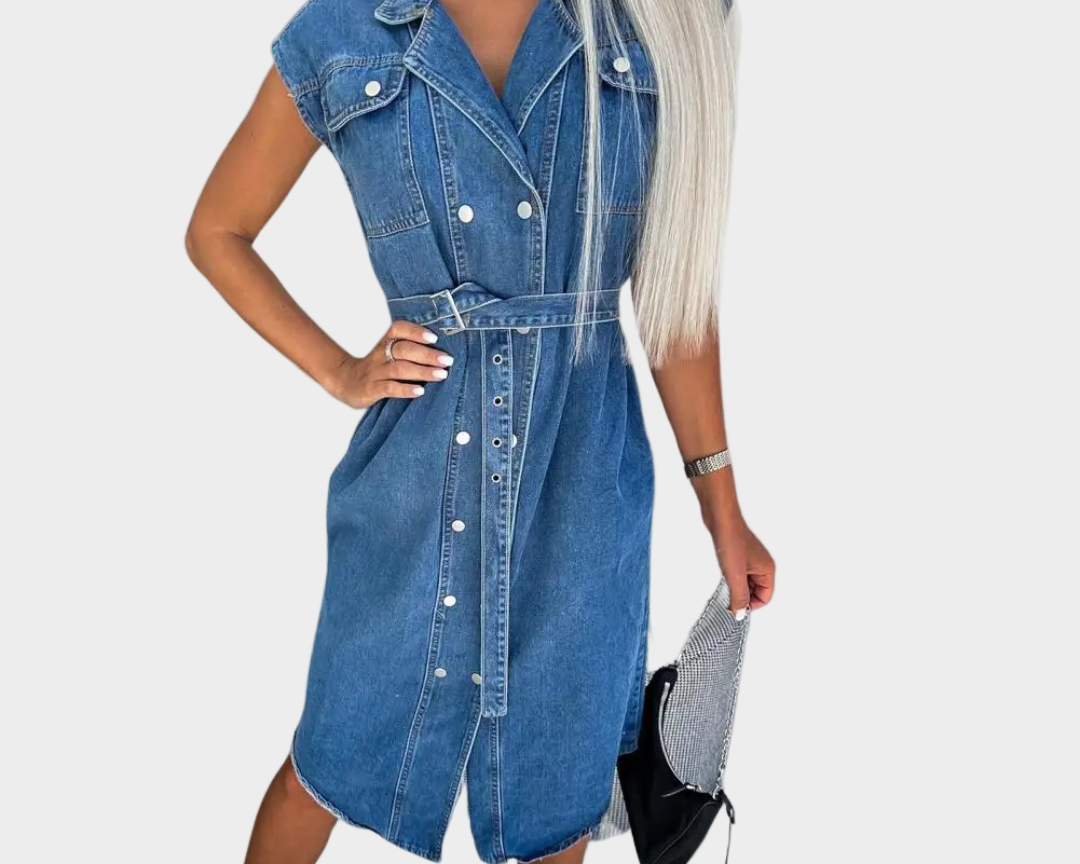 Tägliches Jeanskleid