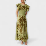 Amy - Schickes Palmbaumkleid