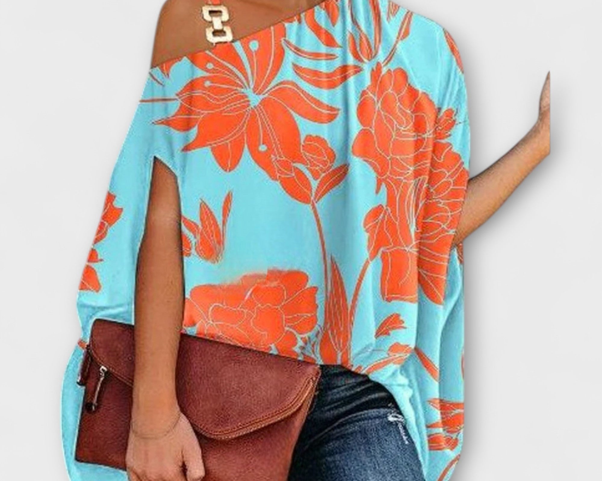Nati - Schulterfreie Bluse für Damen