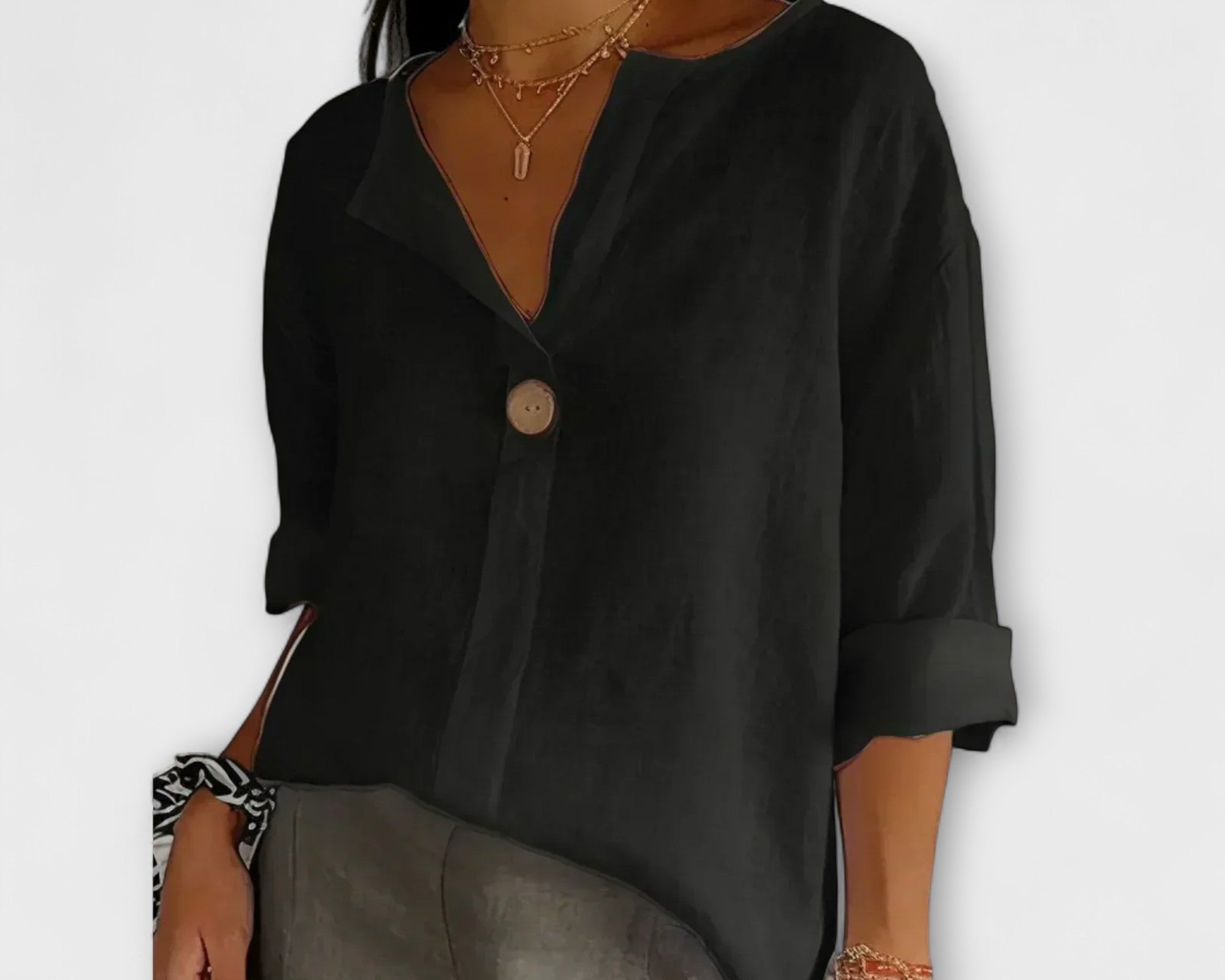 Nicole - Stilvolle Bluse mit V-Ausschnitt