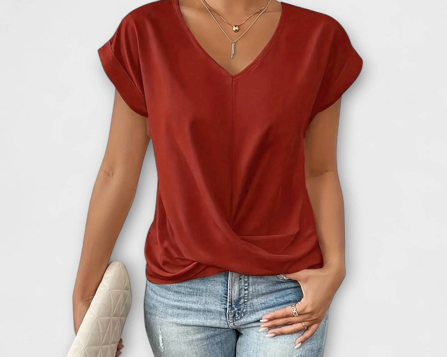 Eloise - V-Ausschnitt Top