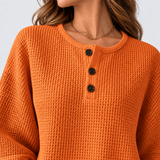 Hélène - Pullover aus weichem Waffelstrick