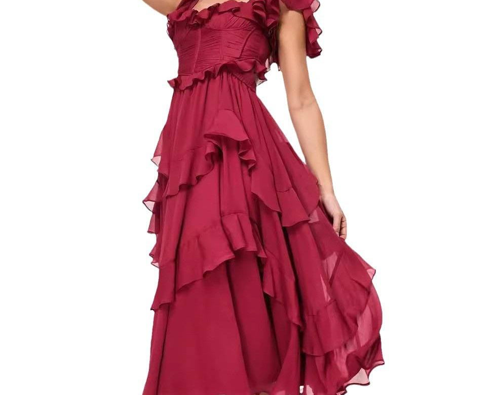 Elisa - Kleid mit Rüschendetails