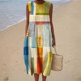 Bequemes Sommerkleid Ärmellos