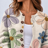 Mea – Cardigan mit Blumenmuster