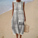 Bequemes Sommerkleid Ärmellos