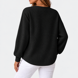 Hélène - Pullover aus weichem Waffelstrick