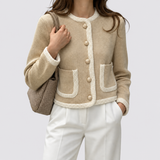 Klassische Jacke mit Ziertaschen