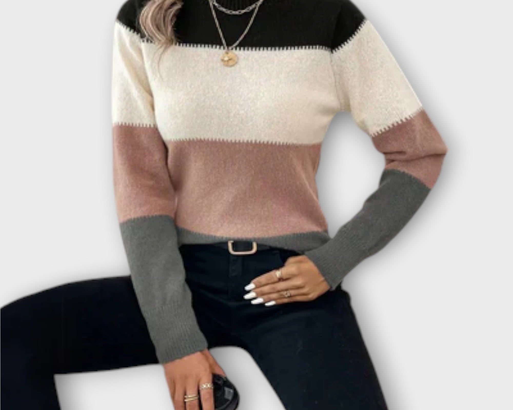 Elina  - Lässiger & Eleganter Pullover
