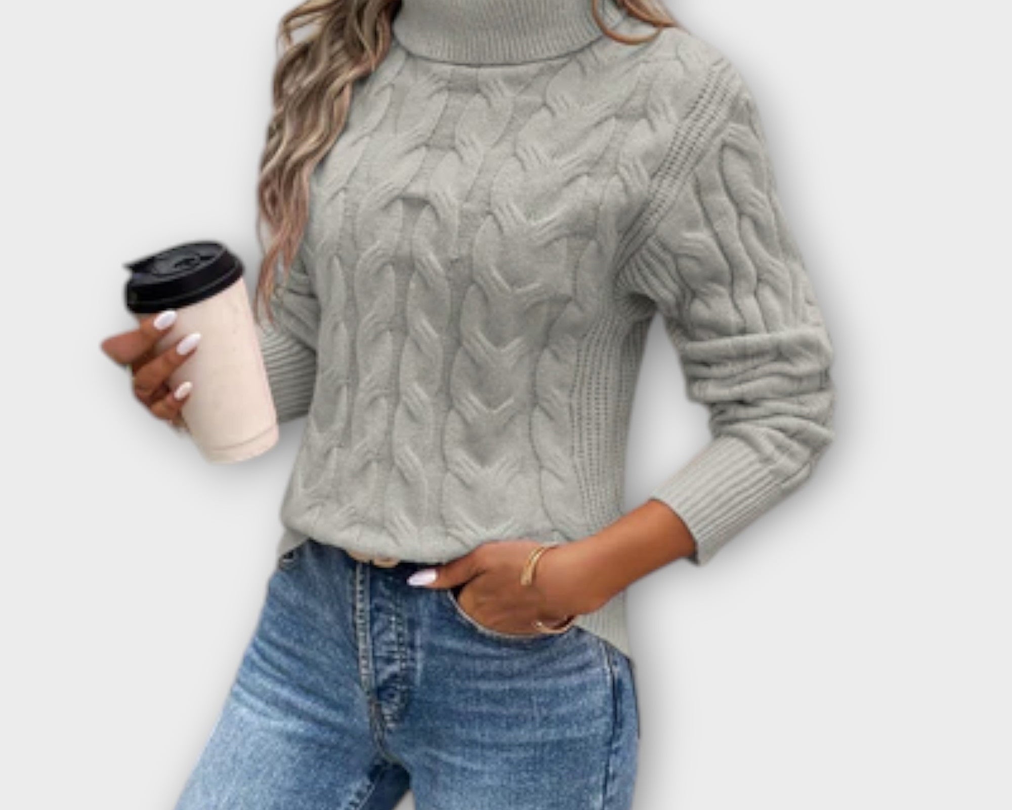 Amelia – Eleganter Rollkragenpullover