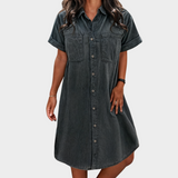 Sommerliches, sanftes Jeanskleid