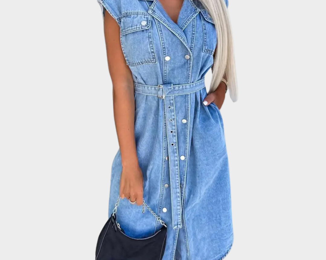 Tägliches Jeanskleid