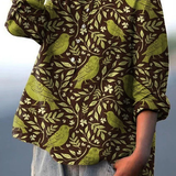 Livia | Lässiges T-Shirt im Vintage-Stil mit Blumenmuster