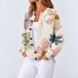 Mea – Cardigan mit Blumenmuster