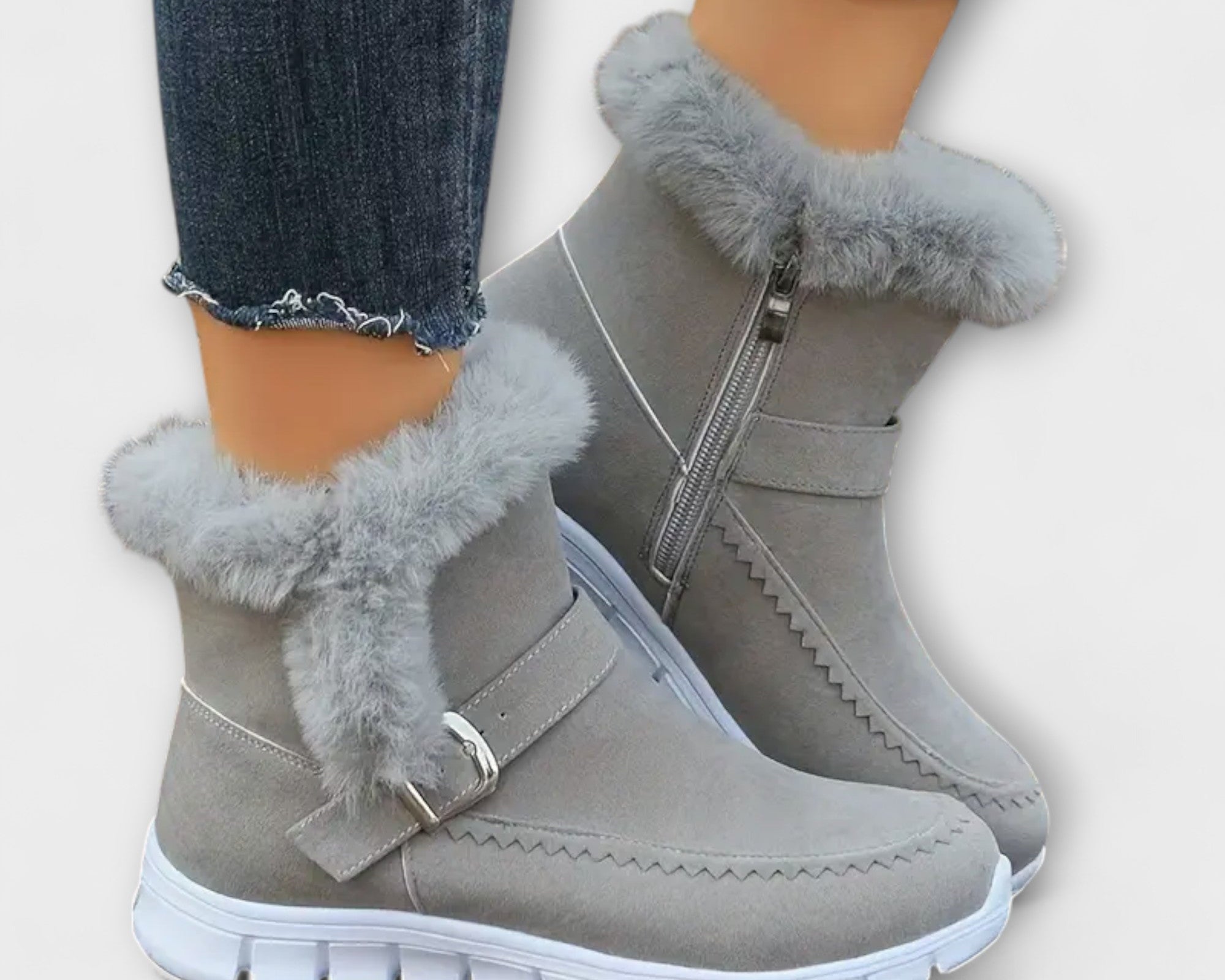 Warm gefütterte Chelsea-Stiefel