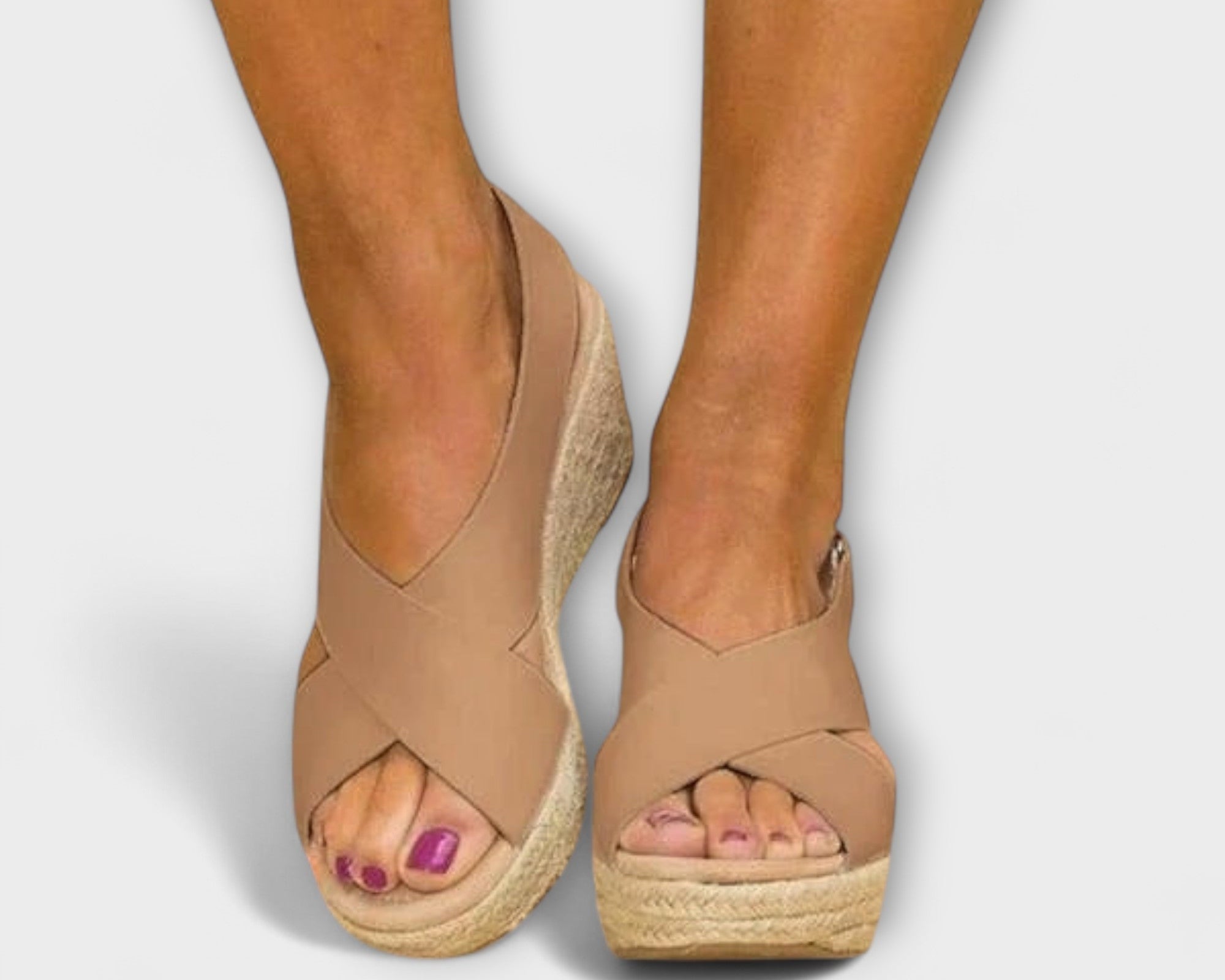Elegante Espadrille-Sandalen